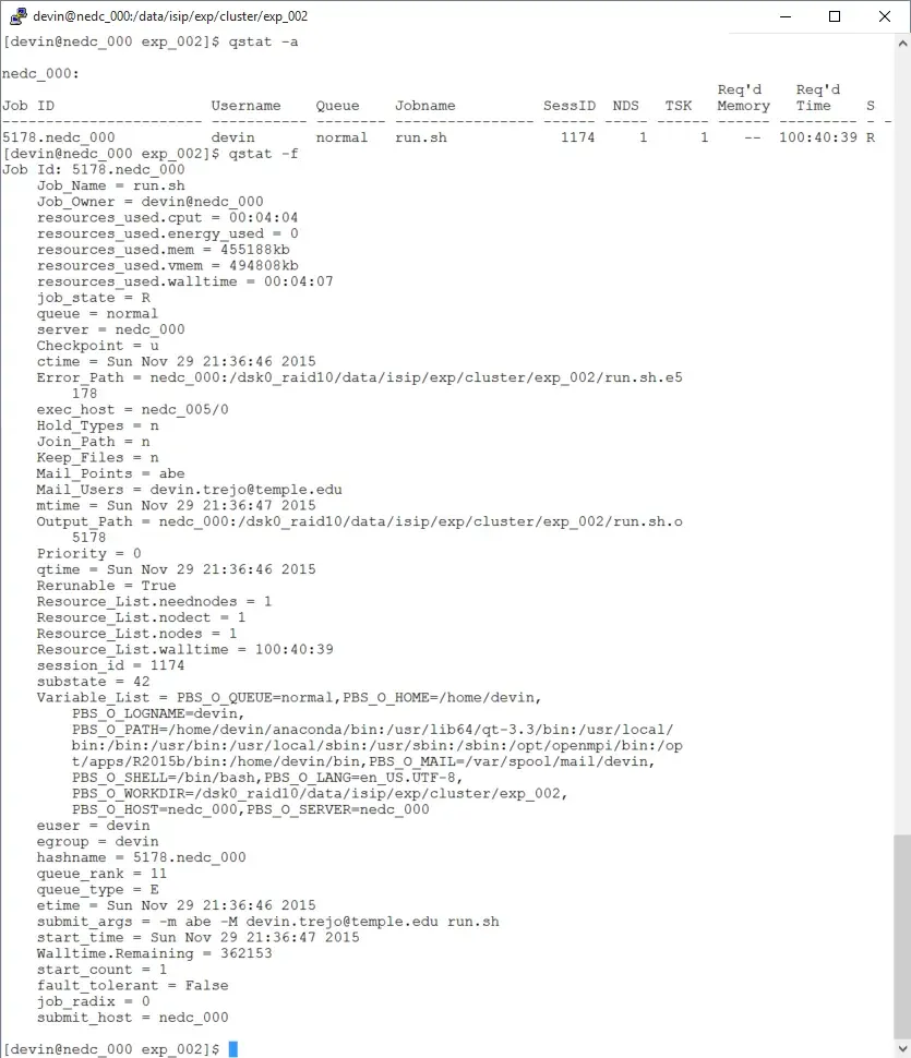 Job Submit (NeuroNix)