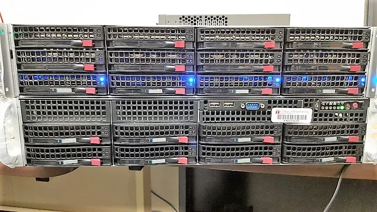 TOP: Compute Nodes BOTTOM: Webserver (NeuroNix)